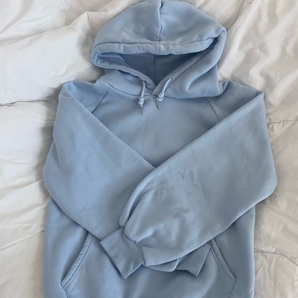 Sky Blue Hoodie Sweater - Picture 2 of 3